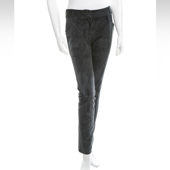 Proenza Schouler suede straight leg pants - Picture 1 of 3